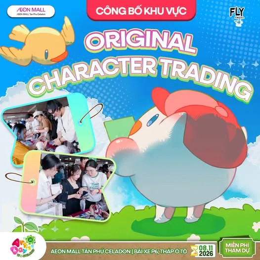 Khu Original Character Trading: các bạn trẻ trao đổi thẻ và goods OC tại Artist Day
